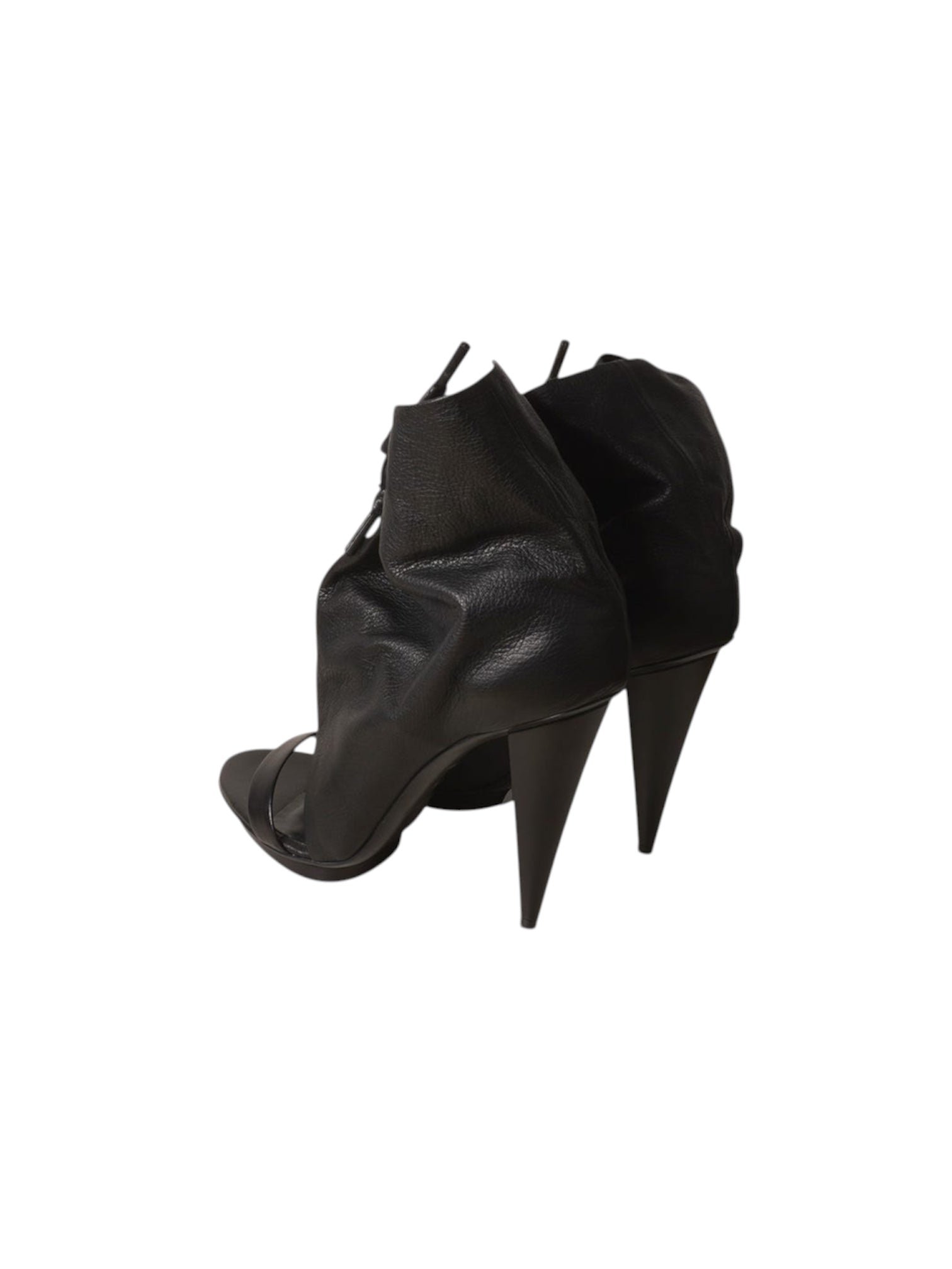 BALENCIAGA OPEN TOE ANKLE BOOTS