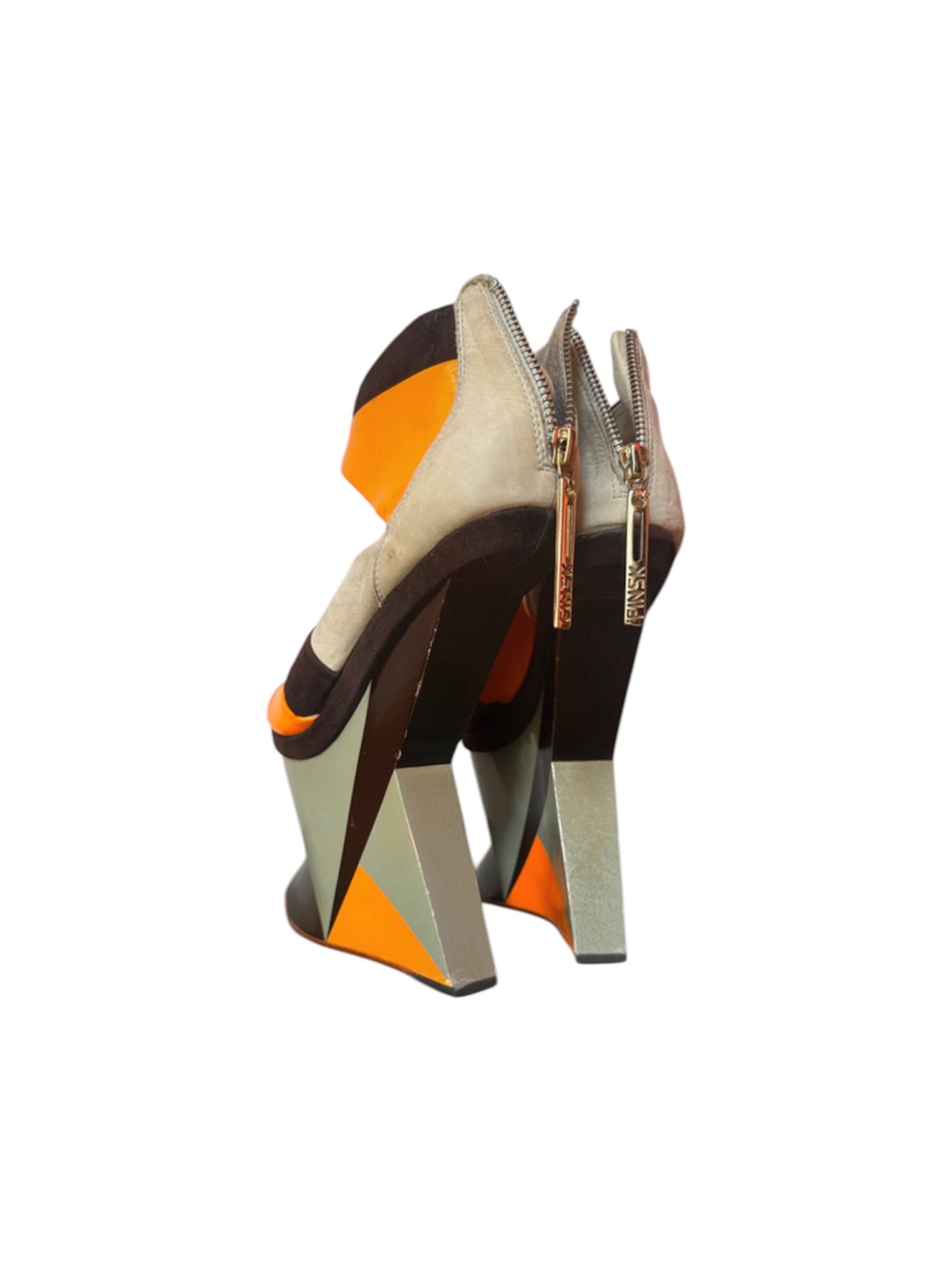 FINSK LONDON SCULPTURAL PLATFORM HEELS