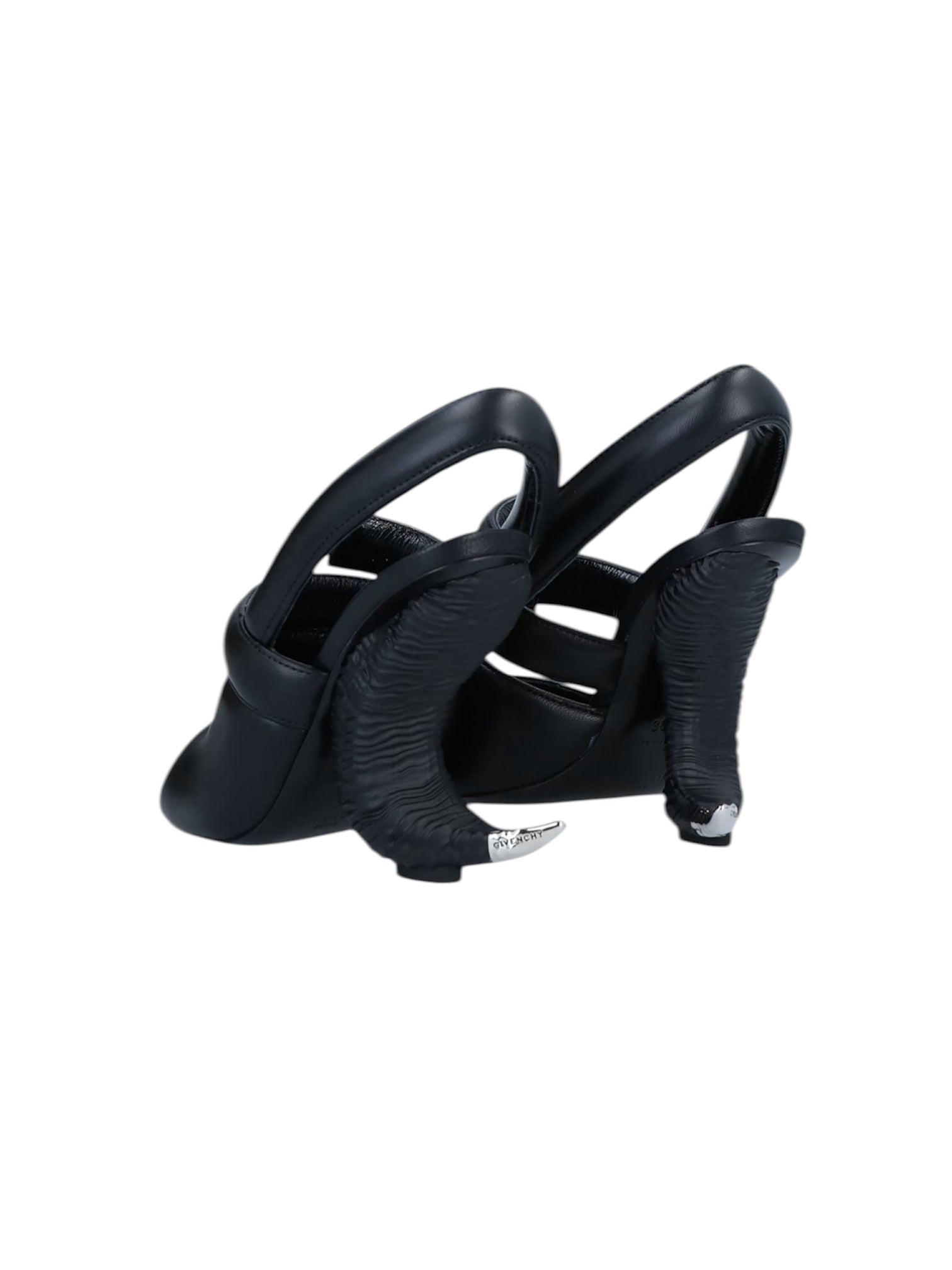 GIVENCHY HORN SLINGBACK HEELS