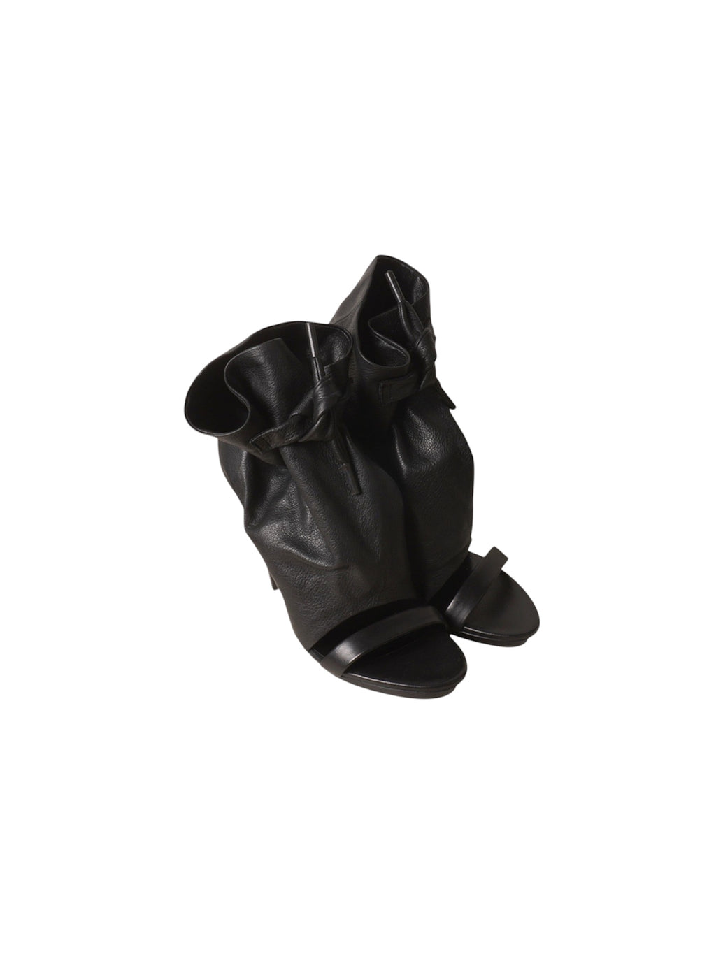 BALENCIAGA OPEN TOE ANKLE BOOTS