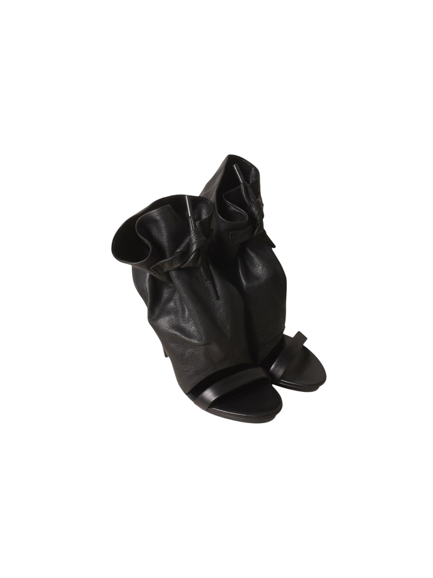 BALENCIAGA OPEN TOE ANKLE BOOTS