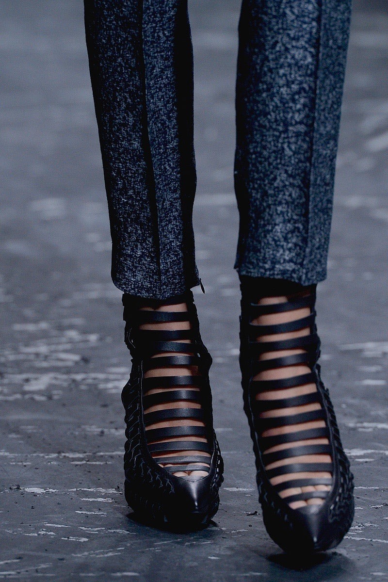 HAIDER ACKERMANN SPRING 2013 WOVEN HEELS