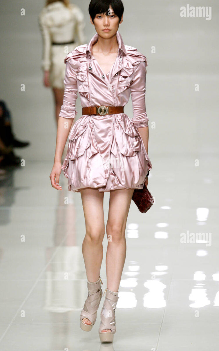 BURBERRY PRORSUM 2010 WRAP PLATFORM HEELS