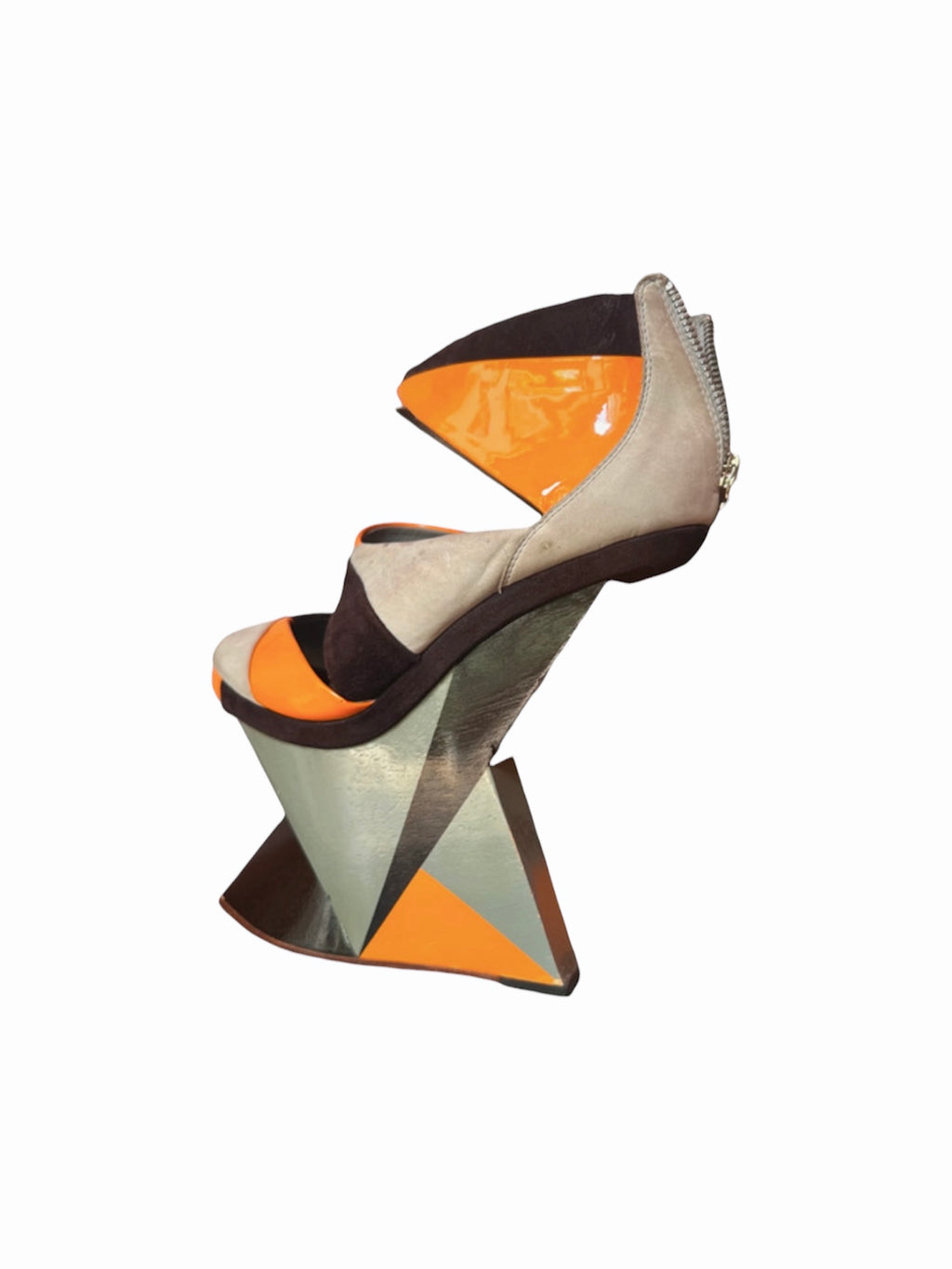 FINSK LONDON SCULPTURAL PLATFORM HEELS