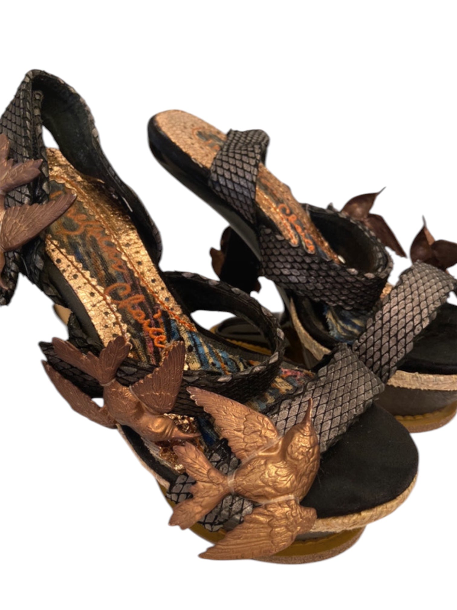 IRREGULAR CHOICE 2014 LOVE DOVE WEDGES