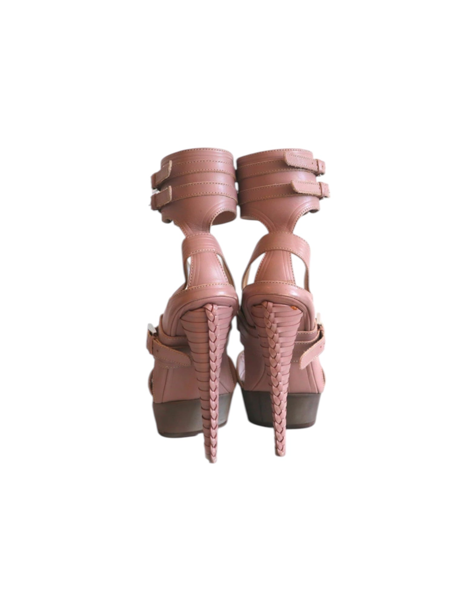 SALVATORE FERRAGAMO PINK GLADIATOR SANDALS