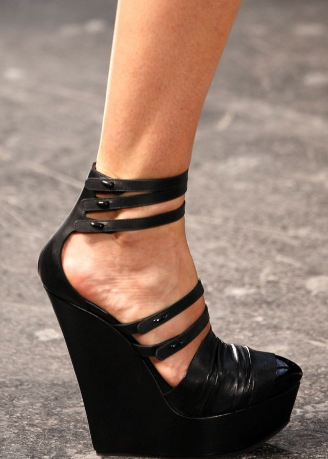 GIVENCHY 2010 PLATFORM WEDGES BY RICCARDO TISCI